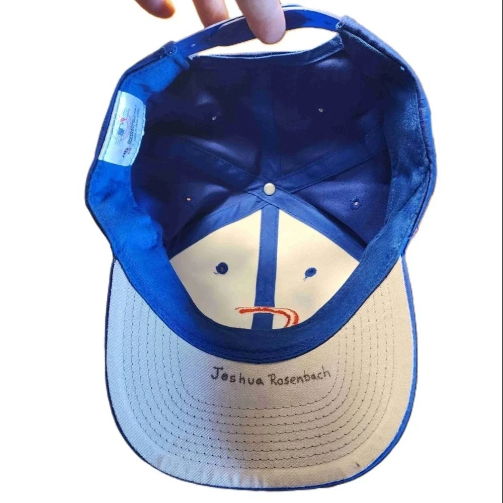 Chicago Cubs Baseball Cap Blue Red C Logo Adjustable Snapback Outdoor Kids S/M‎